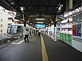 東急池上線ホーム（2016年7月）