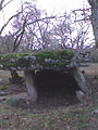 Dolmen 1 de Gabaudet, vue de face.