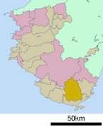 Kozagawa in Wakayama Prefecture Ja.svg