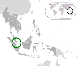 Mapa Singapur