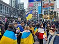 Protest in Tokyo, Japan.