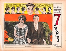 Description de l'image Seven Chances lobby card 1925.jpg.