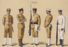 Ejército brasileño en 1910.
