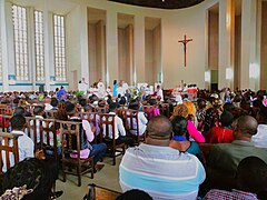 À l'intérieur de Notre-Dame de la Sagesse (NODASA) à Kinshasa.jpg