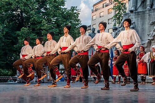 Hungarian folk dance