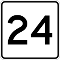 Massachusetts Route Marker