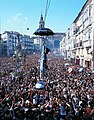 Vitoria-Gasteiz - geleneksel Çeledón Fiestaş de La Virgen Blanca etkinlikleri