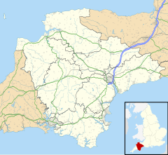 Honiton is located in Devon