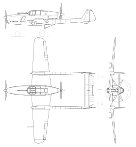 vue en plan de l’avion