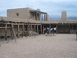 "Gentlemen" who stopped by the fort while traveling the Santa Fe Trail stayed in the upstairs quarters.