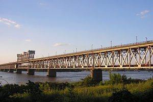 Krjukiw-Brücke Крюківський міст