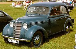 Renault Juvaquatre Limousine (Type AEB 2, 1939)