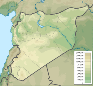 Battle of Tabqa Airbase is located in Syria