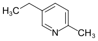 Strukturformel von 5-Ethyl-2-methylpyridin