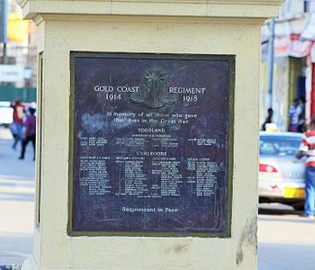 A plaque of the great war. Photograph: Celestinesucess