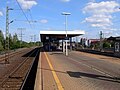 Bahnsteig mit Blick stadtauswärts