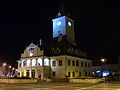 Brașov Council Building at night