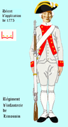 régiment de Limousin en 1775