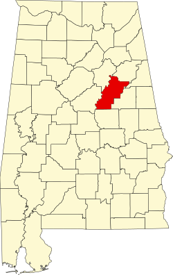 Koartn vo Talladega County innahoib vo Alabama