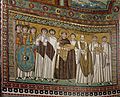 Justiniano ir jo svitos mozaika
