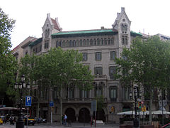 Casa Vídua Marfà (1901-1905), de Manuel Comas i Thos.