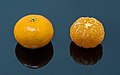 Image 85Composite of a clementine with/without peel