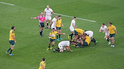 Romain Poite lors de la coupe du monde 2015.