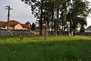 Church cemetery in Cozmeni