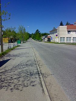 Savontie road in Rautavaara