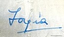 Firma di Sofia di Grecia