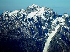 Blick auf Tsurugi-dake von Kashimayarigatake