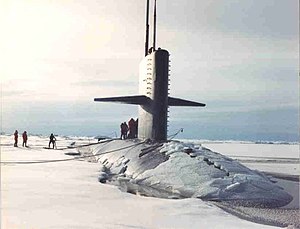USS Pargo (SSN-650) conducting operations in the Arctic
