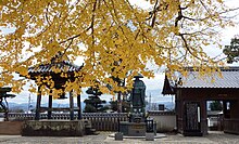 地蔵寺の修行大師像。徳島県板野町にて