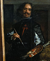 Diego Velázquez 1599-1660 pintor, como Goya, Murillo. Torna boda con Inglaterra. Olivares, camudo falla. Plata americano cai 1640-1/2, 50-2/3, 70-90%. En Flandes victoria en Breda y contra Inglaterra, derrota contra Francia n'Alemaña 1648, cayente, piérdes'Holanda y Portugal 1640 qu'alía con Inglaterra, que gana en 1655, Xamaica centru de contrabandu y piratería. Holanda aparra por guerres con Inglaterra y Francia.