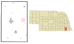 Location of Filley, Nebraska