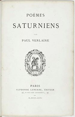 Image illustrative de l’article Poèmes saturniens
