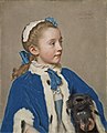 Jean-Étienne Liotard (Swiss, 1702 - 1789)Portrait of Maria Frederike van Reede-Athlone at Seven Years of Age, 1755 - 1756, Pastel on vellum54.9 × 44.8 cm (21 5/8 × 17 5/8 in.)The J. Paul Getty Museum, Los Angeles