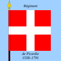 Drapeau du régiment de Picardie