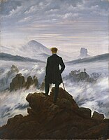 Der Wanderer über dem Nebelmeer, 1818, Caspar David Friedrich