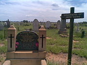 Jack Howe's gravesite in Blackall cemetery