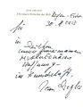 Autograph J. Ziegler