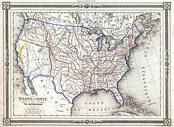 1852 Duvotenay Map of the United States (Gold Rush) - Geographicus - EtatsUnis-duvotenay-1852.jpg