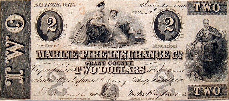 File:Marine Fire Insurance Company Dollar.JPG