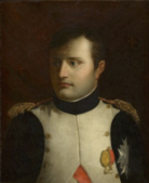 Portrait de Napoléon Bonaparte, huile sur toile, 65 cm x 53 cm[24].