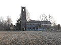 La torre da nord, attualmente parte di un complesso rurale.