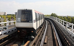 VAL 206 du métro de Toulouse.