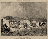 Poissonnière Barrier: Days of June, in the Enclos Saint-Lazare, 23 June 1848