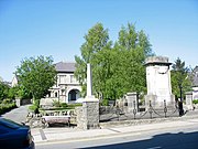 War memorial and Jerusalem Chapel, the biggest of the many chapels built in Bethesda during the Age of Slate.