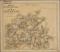 Plan of the Position at Iuka, Tishamingo Co., Miss. Surveyed & drawn by Ch. Spangenberg, Assistant Engr., Septbr.... - NARA - 305676.jpg