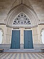 Eastern porch of St Joseph's Cathedral, Dunedin. March 2023